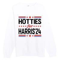 Hotties For Kamala Harris 2024 Premium Crewneck Sweatshirt