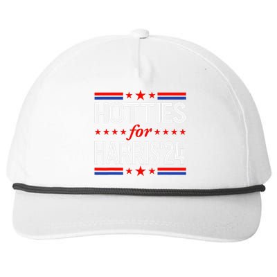 Hotties For Kamala Harris Snapback Five-Panel Rope Hat