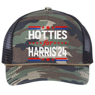 Hotties For Kamala Harris Retro Rope Trucker Hat Cap