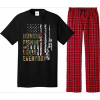 Hunting Fishing Loving Everyday American Deer Hunter Patriot Pajama Set