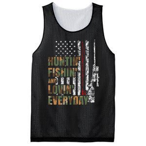 Hunting Fishing Loving Everyday American Deer Hunter Patriot Mesh Reversible Basketball Jersey Tank