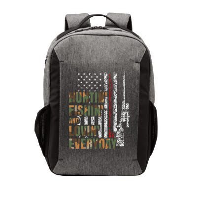 Hunting Fishing Loving Everyday American Deer Hunter Patriot Vector Backpack