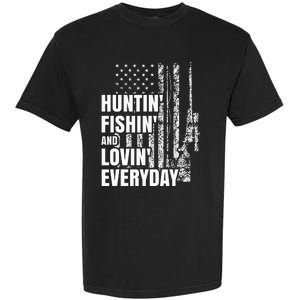 Hunting Fishing Loving Everyday American Deer Hunter Patriot Garment-Dyed Heavyweight T-Shirt