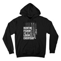 Hunting Fishing Loving Everyday American Deer Hunter Patriot Hoodie