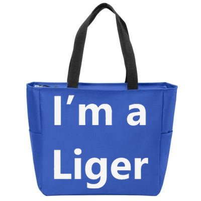 Halloween Funny Liger Animal Tiger Lion Costume Last Minute Zip Tote Bag