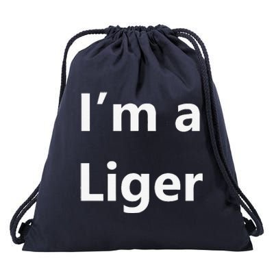 Halloween Funny Liger Animal Tiger Lion Costume Last Minute Drawstring Bag