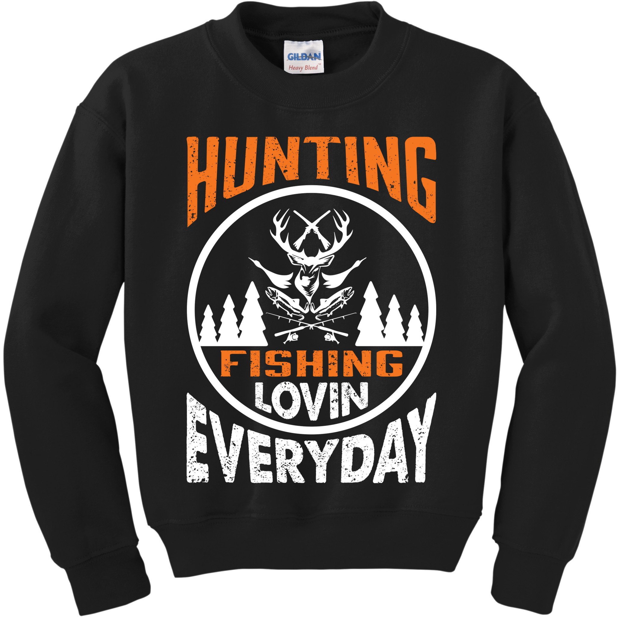 Hunting Fishing Lovin Everyday Kids Sweatshirt