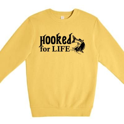 Hooked For Life Premium Crewneck Sweatshirt