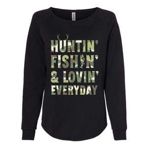 Hunting Fishing Loving Every Day Camo Womens California Wash Sweatshirt