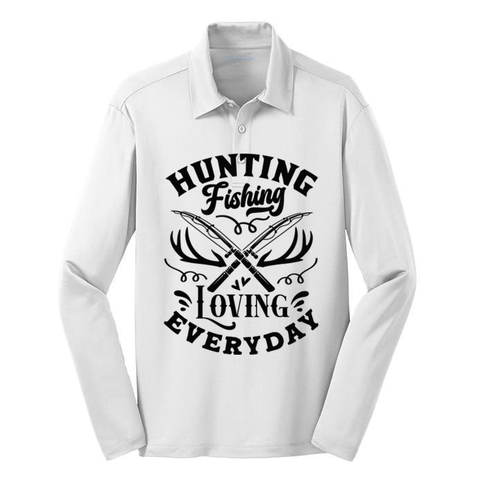 Hunting Fishing Loving Everyday Silk Touch Performance Long Sleeve Polo