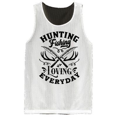 Hunting Fishing Loving Everyday Mesh Reversible Basketball Jersey Tank