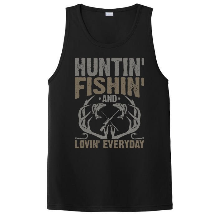 Hunting Fishing Loving Every Day Fathers Day Camo PosiCharge Competitor Tank