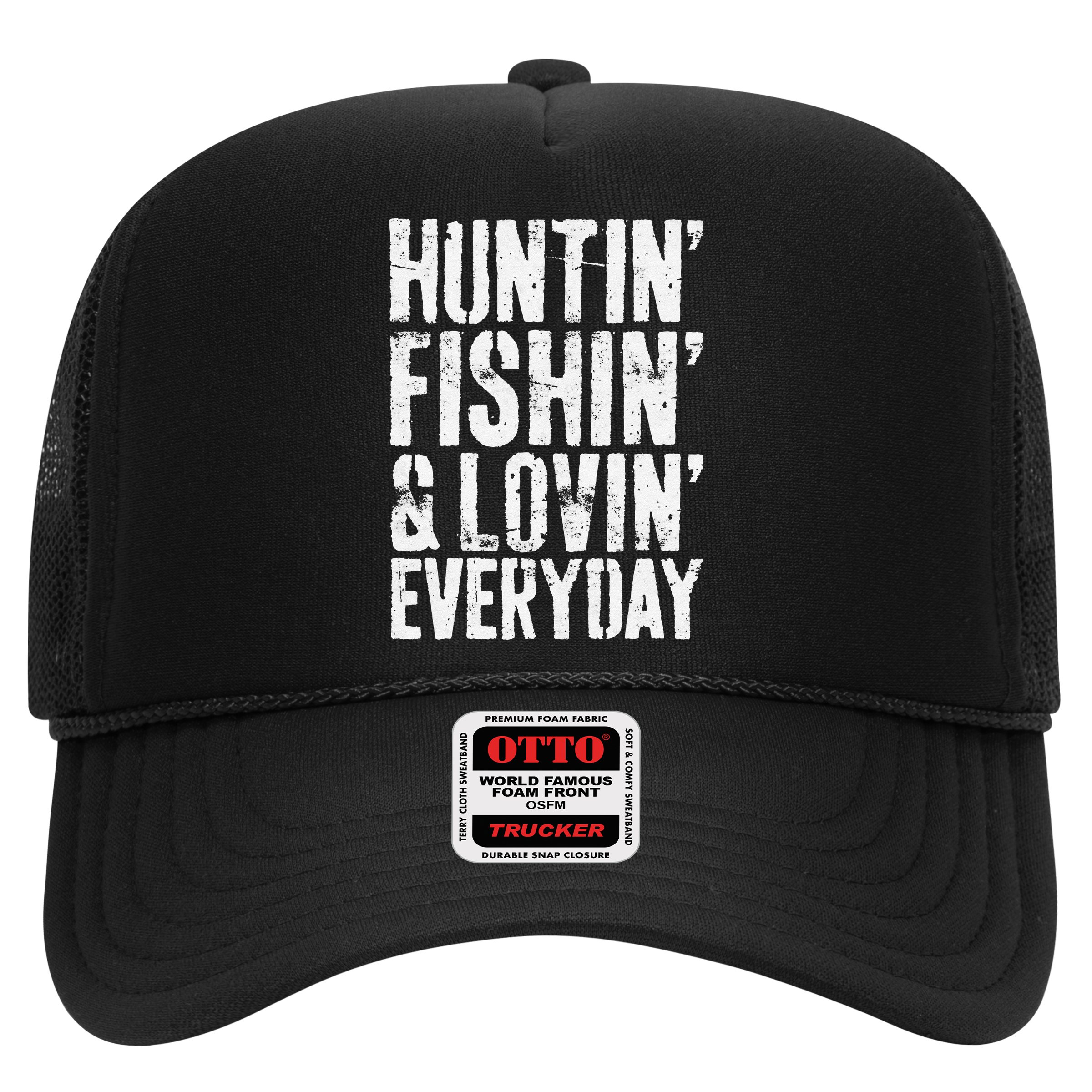 Hunting Fishing Loving Every Day Hunter Fisherman Hat