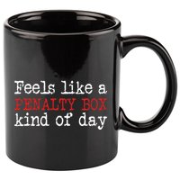 Hockey Feels Like A Penalty Box Day Hockey Player 11oz C Handle Ceramic Mug