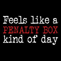 Hockey Feels Like A Penalty Box Day Hockey Player 16 in Basic Backpack