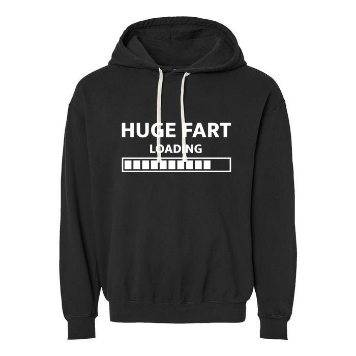 Huge Fart Loading Garment-Dyed Fleece Hoodie