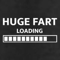 Huge Fart Loading Garment-Dyed Fleece Hoodie