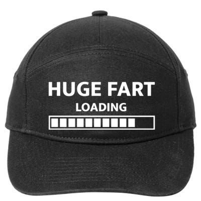 Huge Fart Loading 7-Panel Snapback Hat