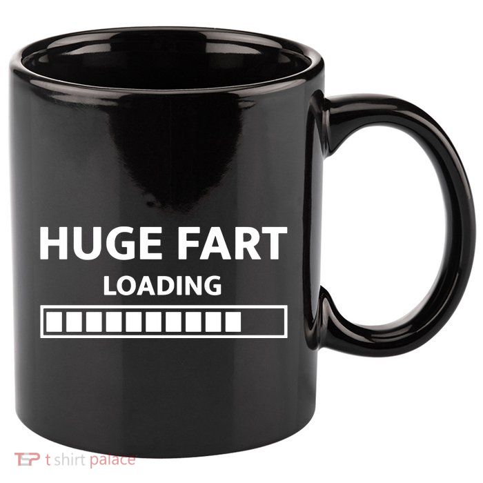 Huge Fart Loading 11oz C Handle Ceramic Mug