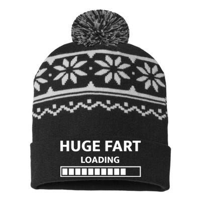 Huge Fart Loading USA-Made Snowflake Beanie