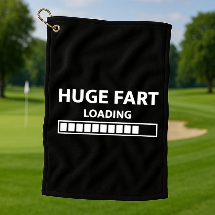 Huge Fart Loading Golf Towel