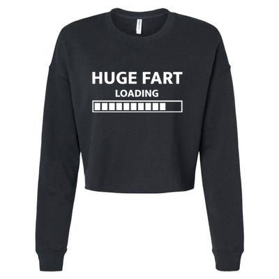Huge Fart Loading Cropped Pullover Crew