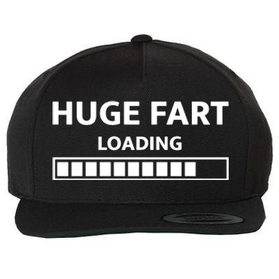 Huge Fart Loading Wool Snapback Cap