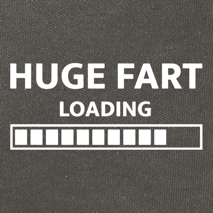 Huge Fart Loading Cotton Canvas Backpack