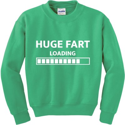 Huge Fart Loading Kids Sweatshirt