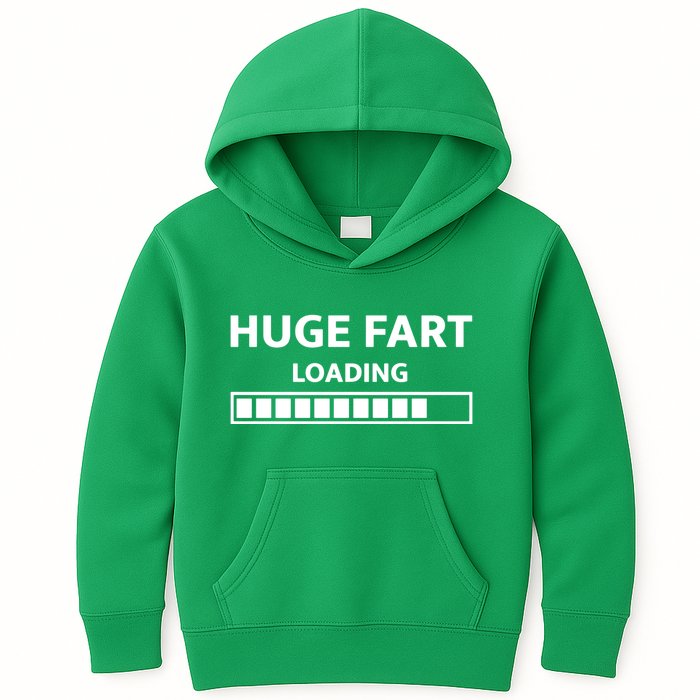 Huge Fart Loading Kids Hoodie