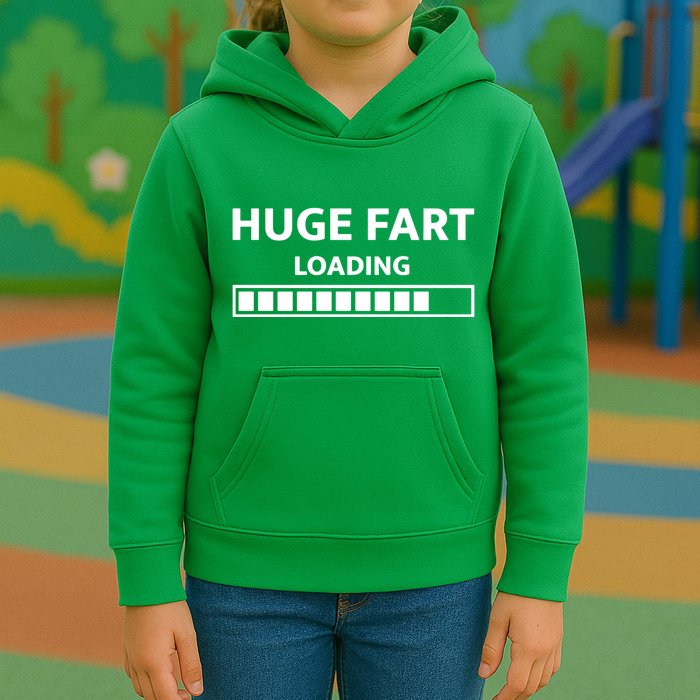 Huge Fart Loading Kids Hoodie