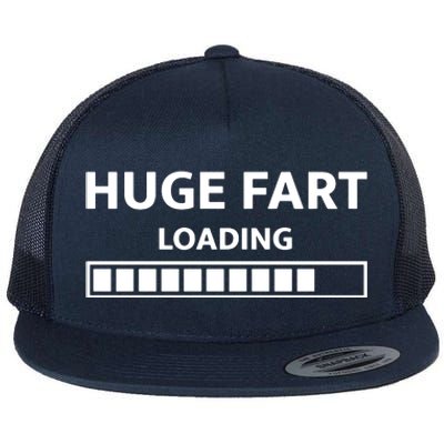 Huge Fart Loading Flat Bill Trucker Hat