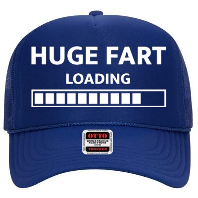 Huge Fart Loading High Crown Mesh Back Trucker Hat