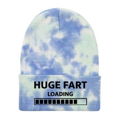 Huge Fart Loading Tie Dye 12in Knit Beanie