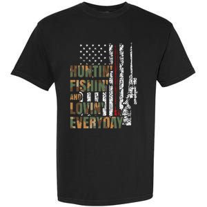 Hunting Fishing Loving Everyday American Deer Hunter Patriot Garment-Dyed Heavyweight T-Shirt