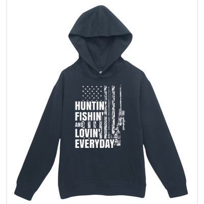 Hunting Fishing Loving Everyday American Deer Hunter Patriot Urban Pullover Hoodie