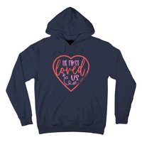 He First Loved Us Easter Christian Valentines Day Boy Hoodie