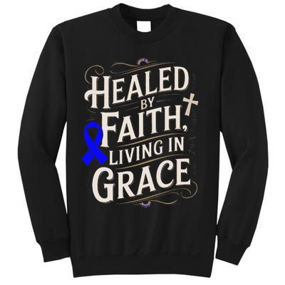 Healed Faith Living Grace Juvenile Arthritis Awareness Sweatshirt