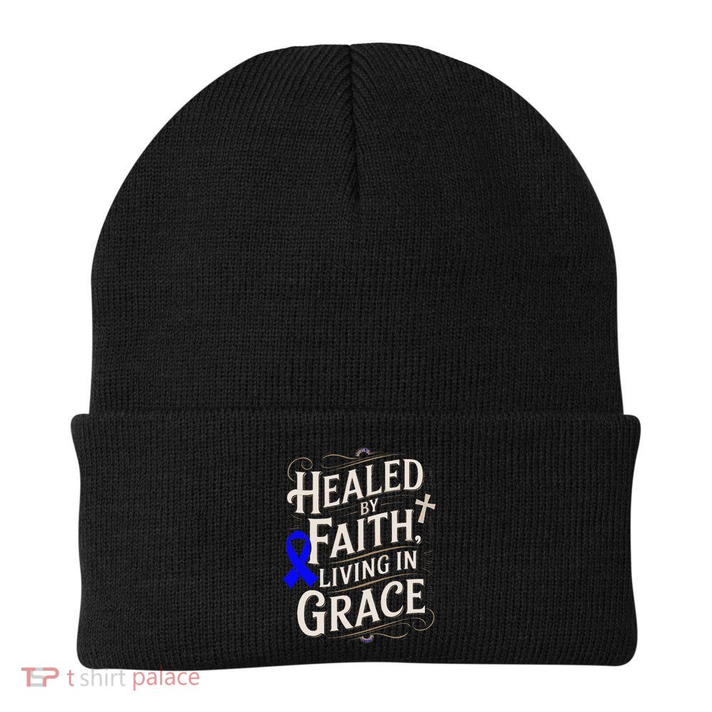 Healed Faith Living Grace Juvenile Arthritis Awareness Beanie
