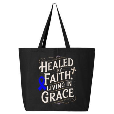 Healed Faith Living Grace Juvenile Arthritis Awareness 25L Jumbo Tote