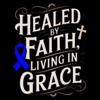 Healed Faith Living Grace Juvenile Arthritis Awareness Womens Tank Top
