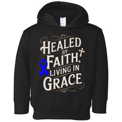 Healed Faith Living Grace Juvenile Arthritis Awareness Toddler Hoodie