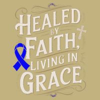Healed Faith Living Grace Juvenile Arthritis Awareness Cooling Performance Crew T-Shirt