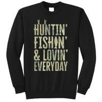 Hunting Fishing Loving Every Day Shirt, Fathers Day Camo Sweatshirt