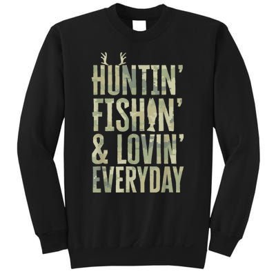 Hunting Fishing Loving Every Day Shirt, Fathers Day Camo Sweatshirt