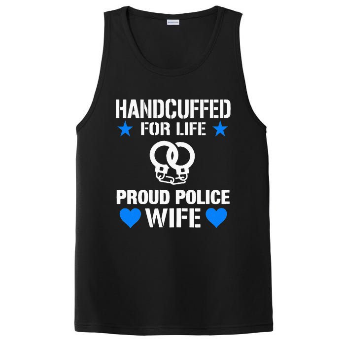 Handcuffed For Life Cute Police Officers Gift For Wife PosiCharge Competitor Tank