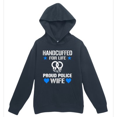 Handcuffed For Life Cute Police Officers Gift For Wife Urban Pullover Hoodie