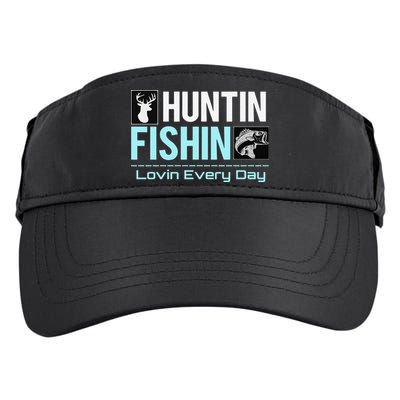 Huntin Fishin Lovin Every Day, Black Fly Hunting And Fishing Adult Drive Performance Visor