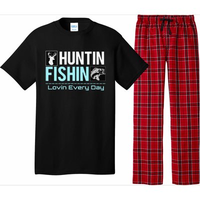 Huntin Fishin Lovin Every Day, Black Fly Hunting And Fishing Pajama Set