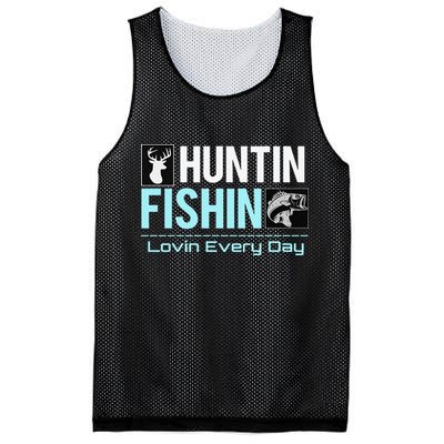 Huntin Fishin Lovin Every Day, Black Fly Hunting And Fishing Mesh Reversible Basketball Jersey Tank